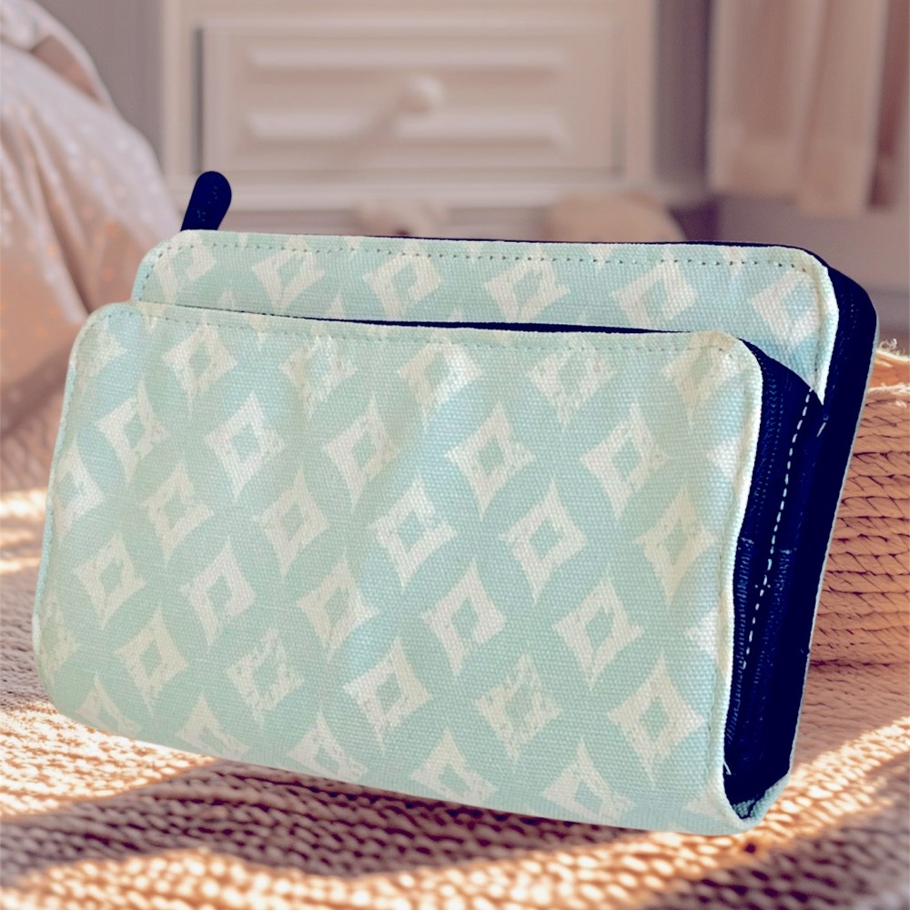 Thirty-One Mint Patterned Wallet